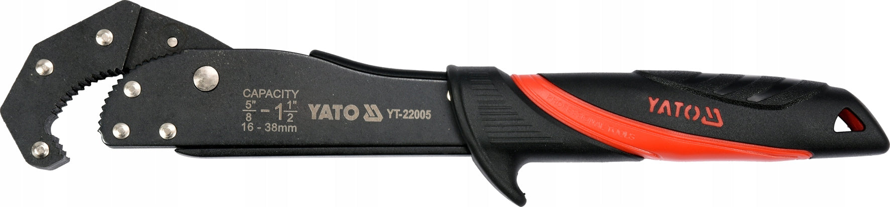 QUICK-ADJUST PIPE WRENCH 16-38MM