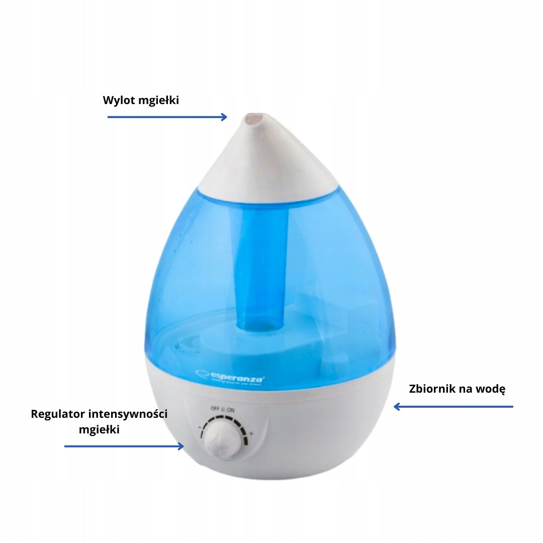 QUIET Air Humidifier + INHALATION 1L Brine For Bedroom Packaging status original