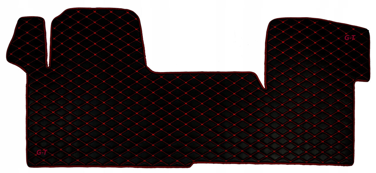 QUILTED RUGS DIAMONDS BUS RENAULT MASTER PO2019 BLACK PEAK RED 1+2
