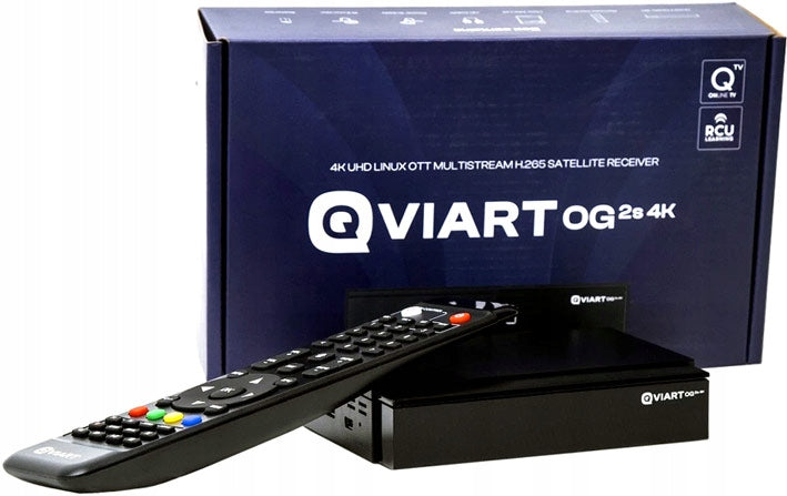 QVIART OG2S 4K LINUX ENIGMA2 OSCAM CCCAM NETFLIX IPTV OPENATV 7.3 Brand Qviart