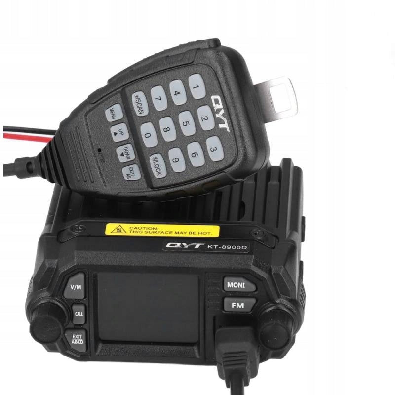 QYT KT-8900D VHF 136-174MHZ UHF MOBILE RADIO DUOBANDER 25W