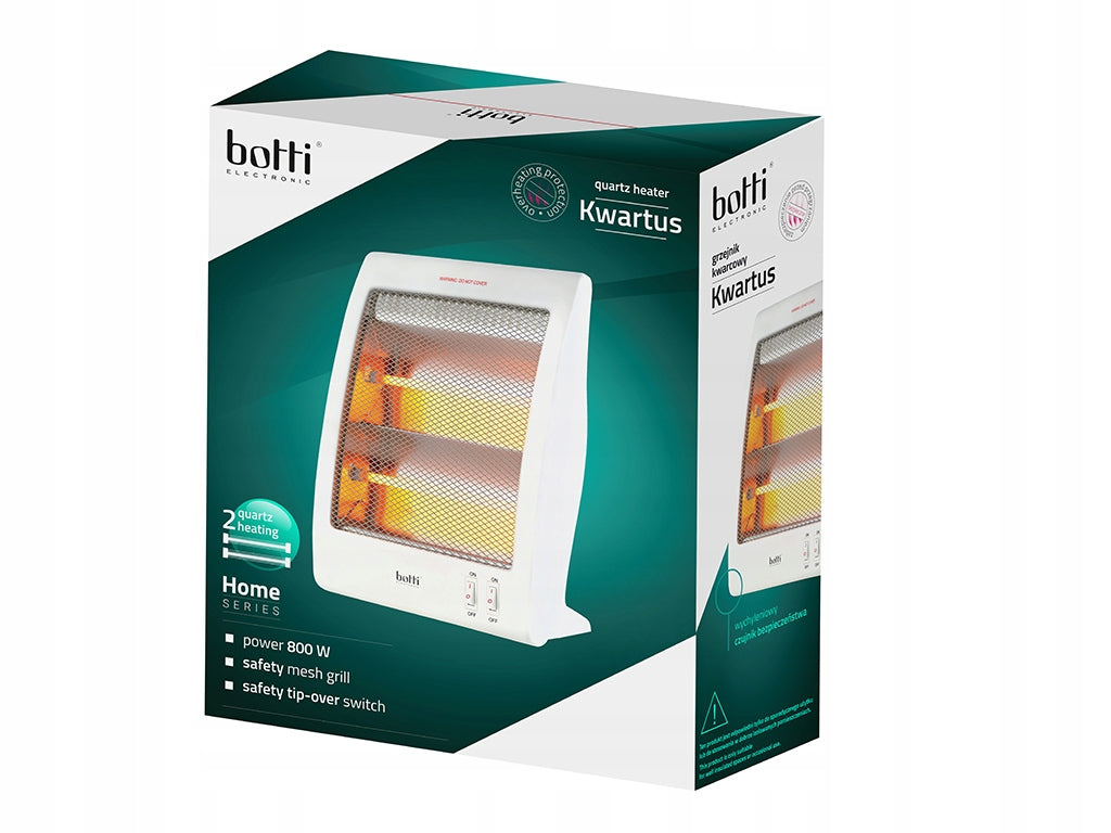 Quartz radiator Botti Quartus 400W 800W apron portable stove Brand Botti