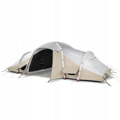 Quechua Camping Tent 8-Person Inflatable, Air Seconds 8.4 F&B, Beige