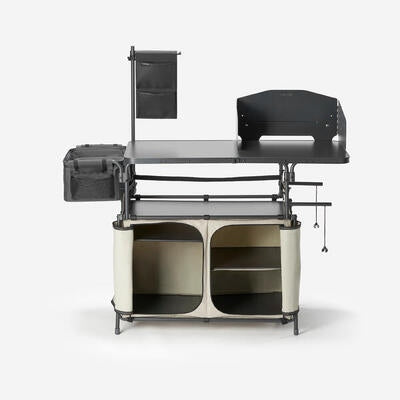 Quechua XL Kitchen Camping Cabinet - Foldable and Compact
