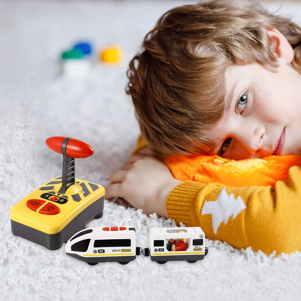 Queue Battery Operated Locomotive +Remote Control Brand no brand