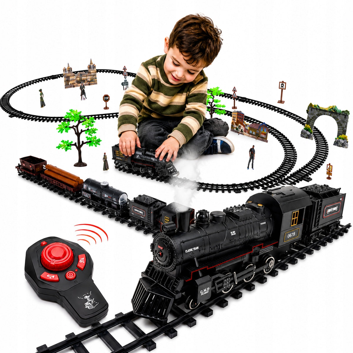 Queue smoking locomotive electric smoke PILOT TO CONTROL XXL sounds