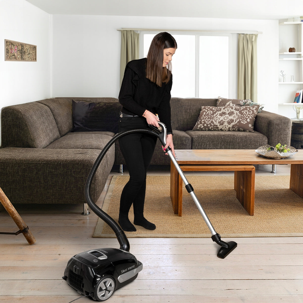 Quiet Bagged Vacuum Cleaner Yoer HEPA +6 Brushes SMART +PILOT Brand Yoer