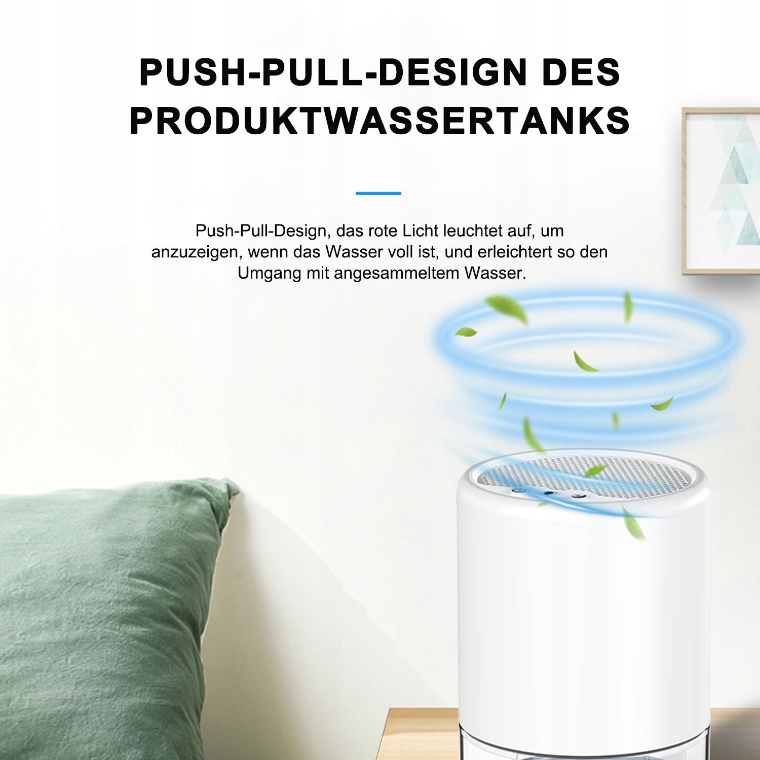 Quiet Dehumidifier Moisture Absorber LED Light for Home Bedroom Office Use Brand no brand