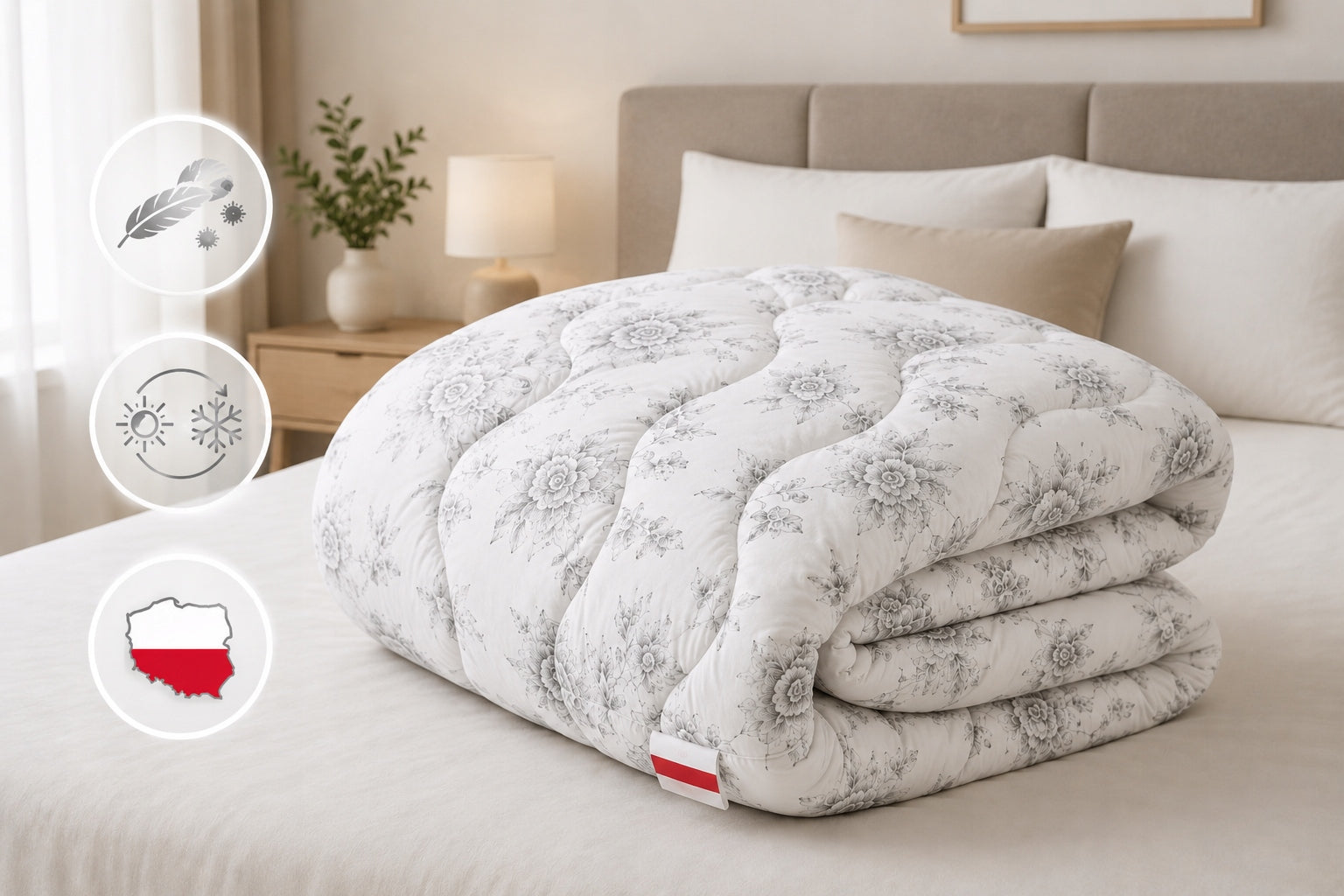 Quilt 220x200 Year-round Anti-allergic Warm Fluffy Polish PRODUCT Manufacturer code KOL-FAR3-220X200