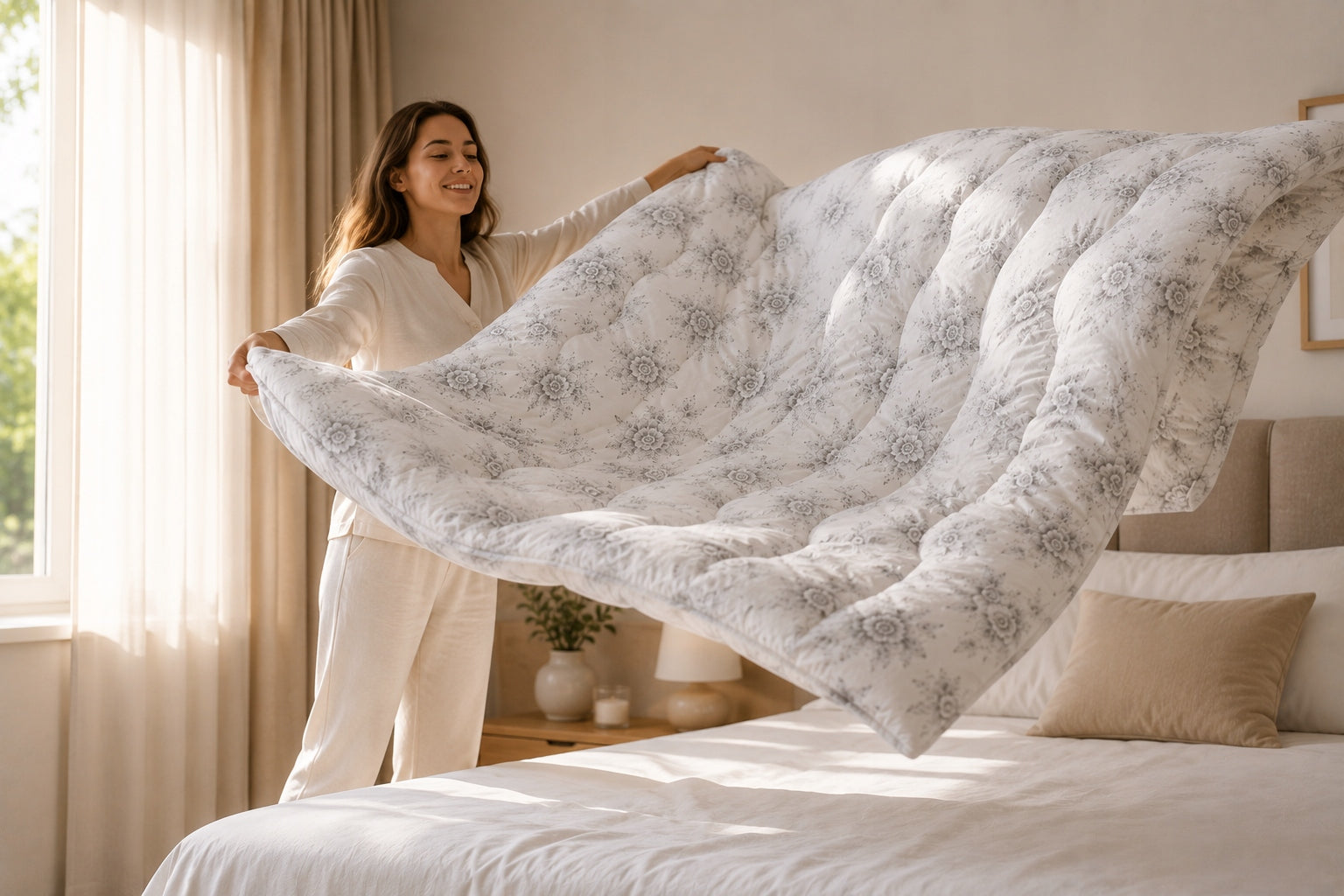 Quilt 220x200 Year-round Anti-allergic Warm Fluffy Polish PRODUCT Product width 220 cm