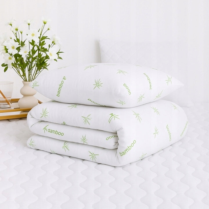 Quilt 220x200 year-round anti-allergic BAMBOO PL | PREMIUM Stuffing material silicone ball