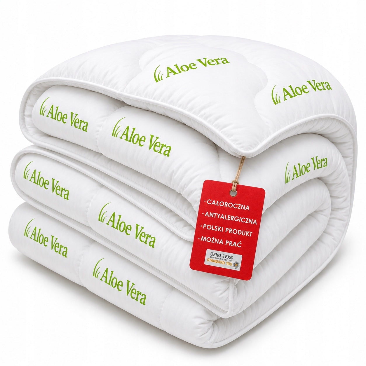 Quilt Aloe Vera YEAR-ROUND LIGHT ANTI-ALLERGIC 160x200 Polish Quality