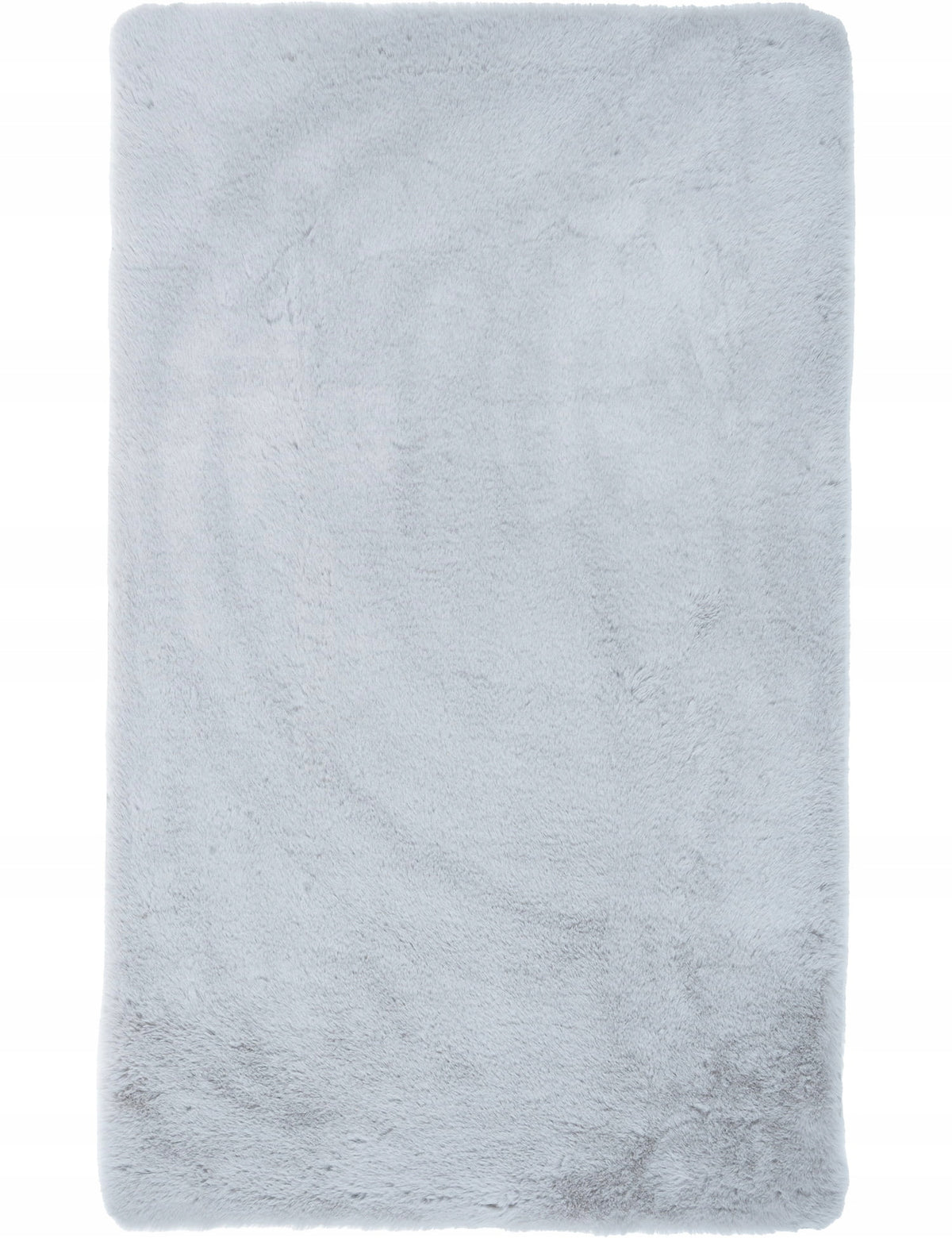 RABBIT CARPET SOFT PLUSH LIKE RABBIT FUR HIGH DENSE 80x150CM GRAY Packaging status original
