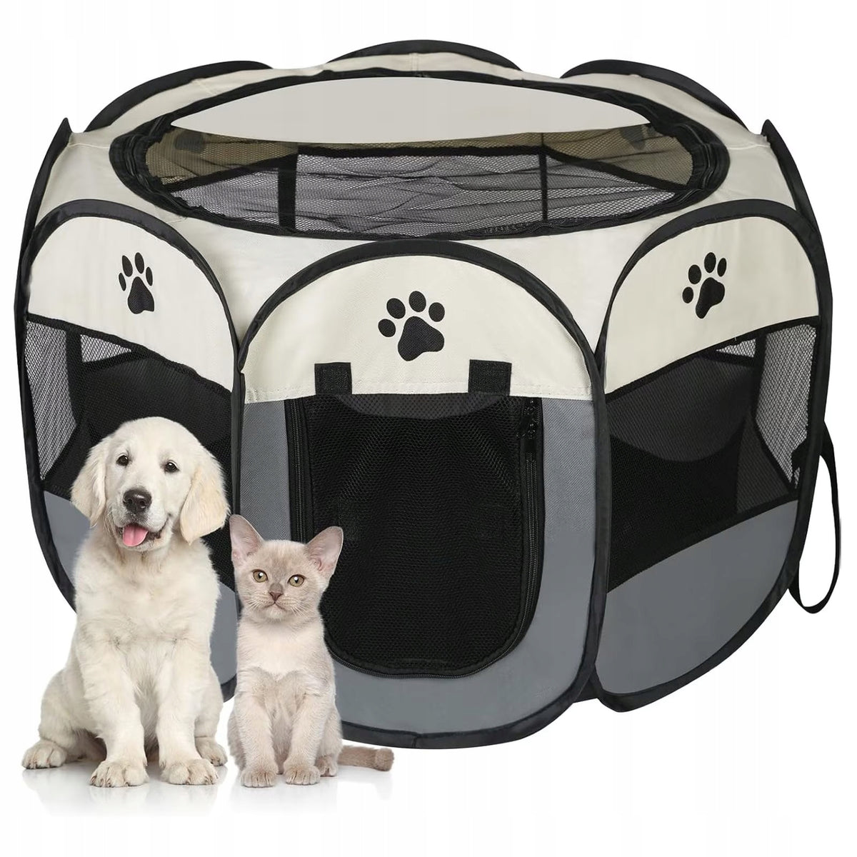 RABBIT CAT PET PLAYPEN FOR HOME FOLDING WATERPROOF XL