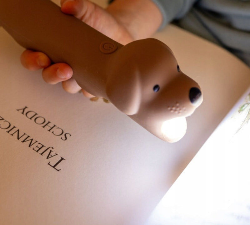 RABBIT & FRIENDS FLASHLIGHT DOG BUDDY LAMP FOR CHILDREN SILICONE USB NOT BLIND Manufacturer code 52-0081