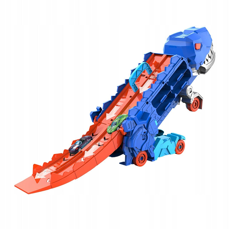 RACE TRACK 3in1 METAL SPRINGS WITH MEGA DINOSAUR TRANSPORTER 6AUT Manufacturer code 72228
