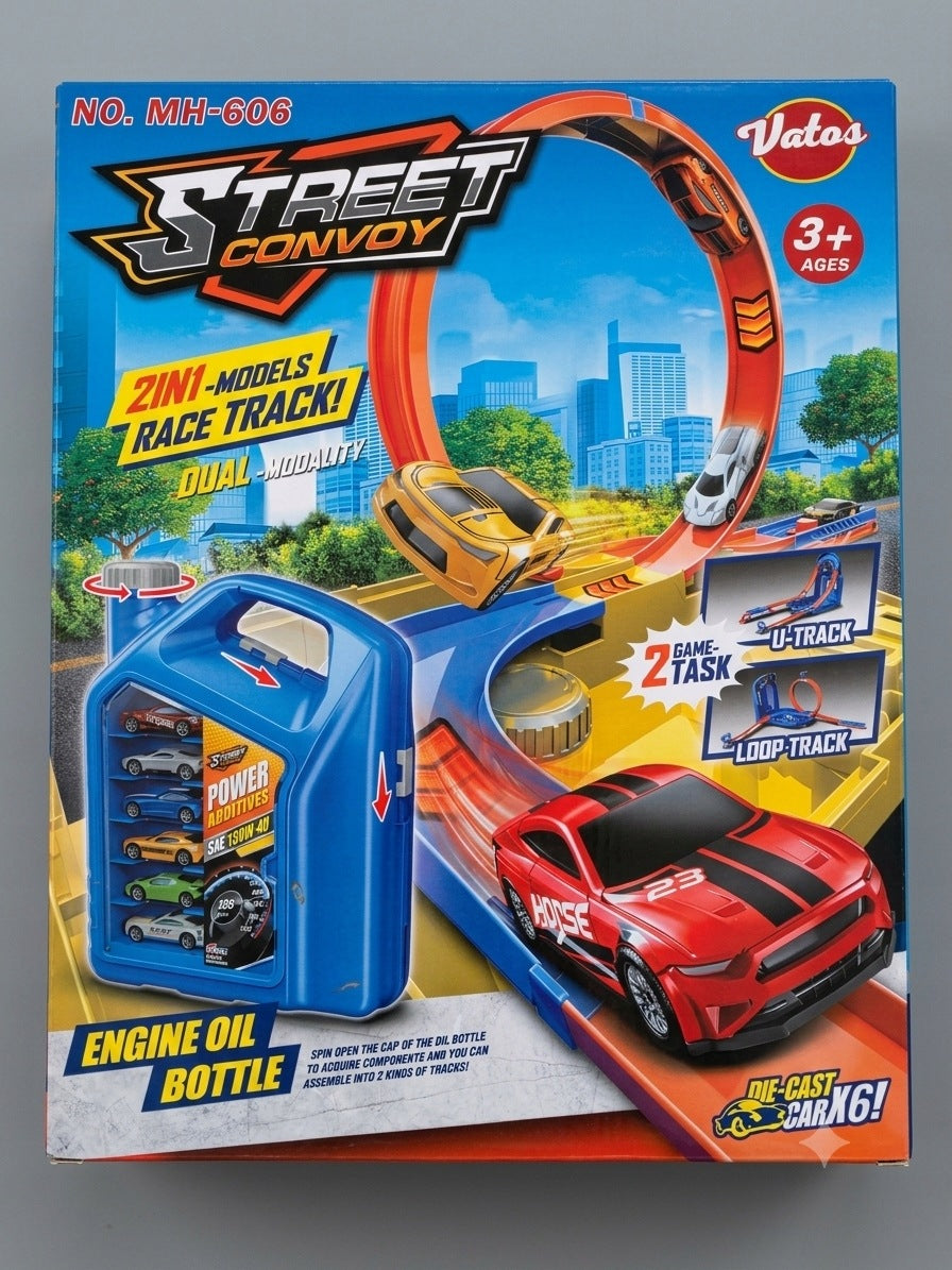 RACE TRACK CAR AUTO SET 2IN1
