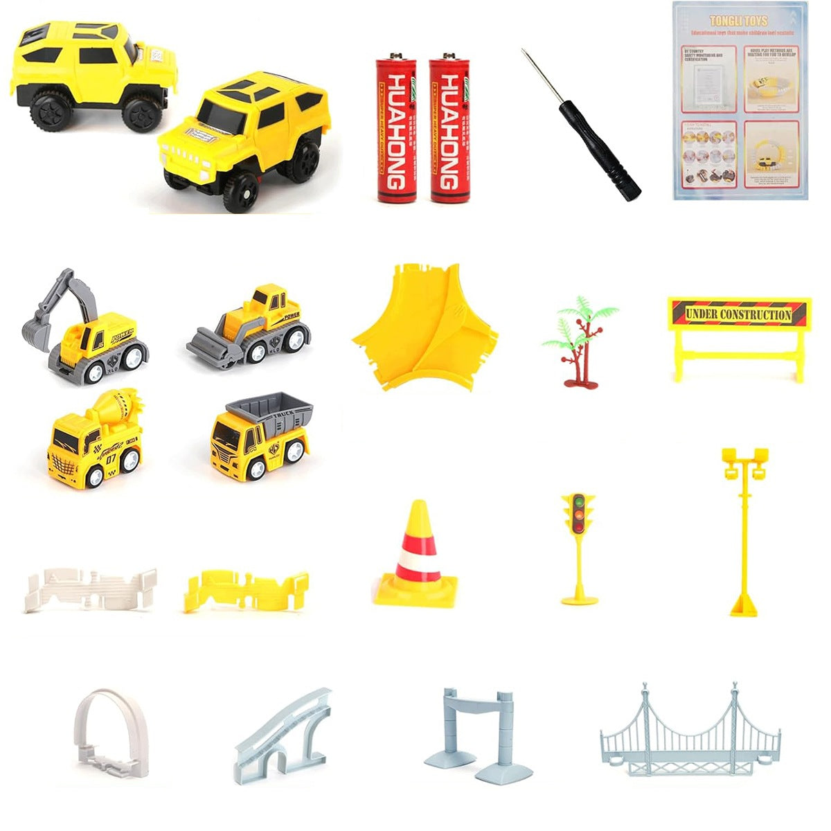 RACETRACKS FLEXIBLE TRACK SET TRANSPORT TOYS Kid's age 3＋ years