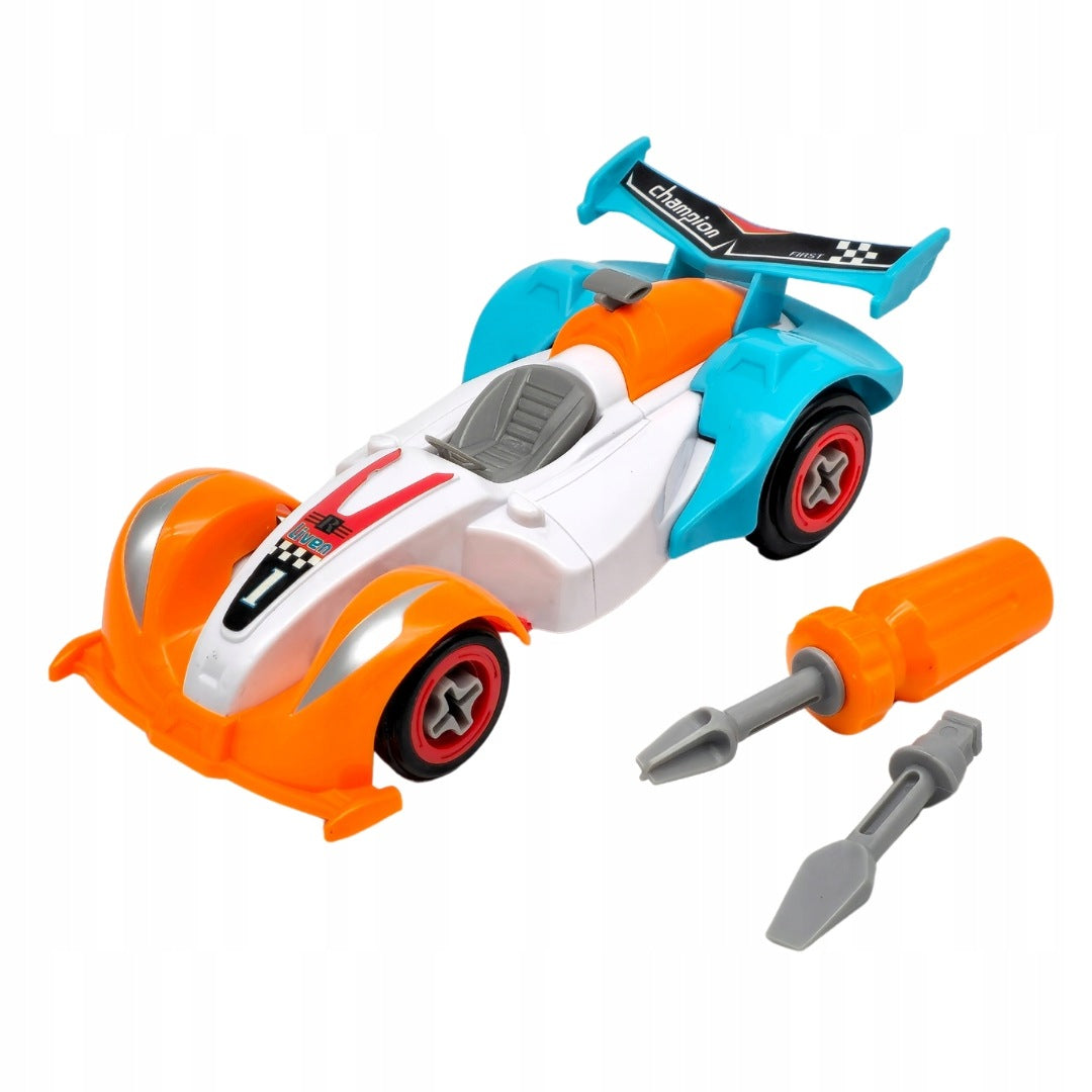 RACING CAR FOR UNSCREWING TURNING DIY VEHICLE FOLDING Brand Kathay-Haster