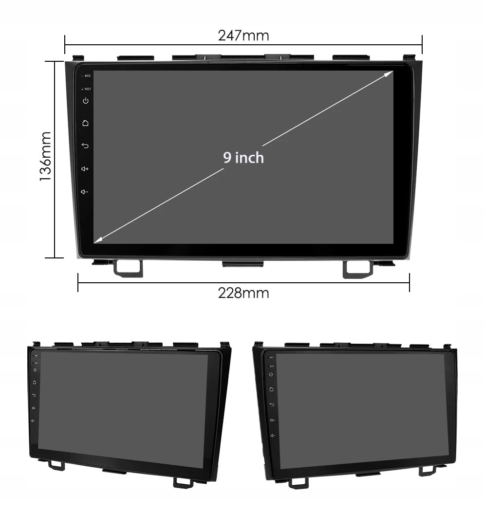 RADIO 2DIN ANDROID FOR HONDA CRV CR-V 3 III 6/128GB DSP CARPLAY LTE GPS USB Brand Smart Radio Car