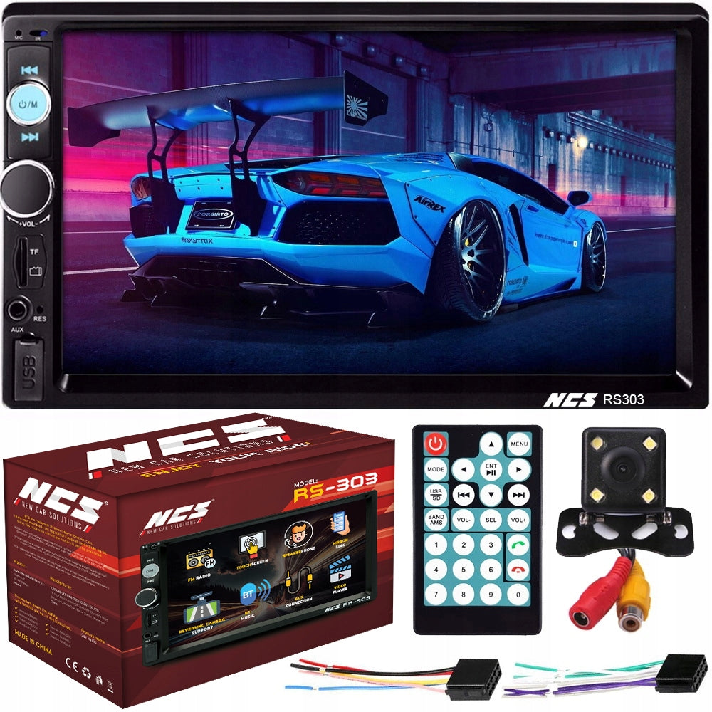 RADIO 2DIN SCREEN 7 USB CAR SD MP3 + CAMERA