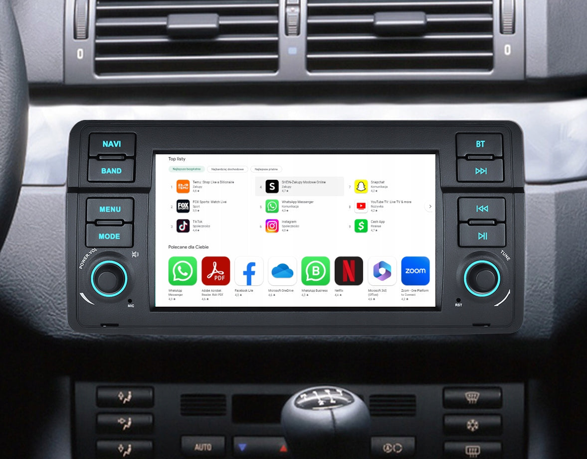 RADIO 4GB/64GB BMW 3 E46 ANDROID GPS WIFI BLUETOOTH CARPLAY NAVIGATION RDS Manufacturer code RADIO SAMOCHODOWE ANDROID BMW CARPLAY WIFI BT