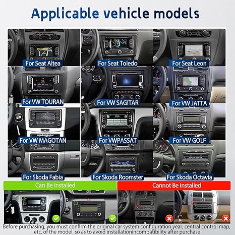 RADIO 7" 4GB/64GB ANDROID 13 GOLF V VI PASSAT B6 B7 SEAT SKODA VOLKSWAGEN Manufacturer code b3902cB6 B7 SEAT SKODA VOLKSWAGEN 2GB
