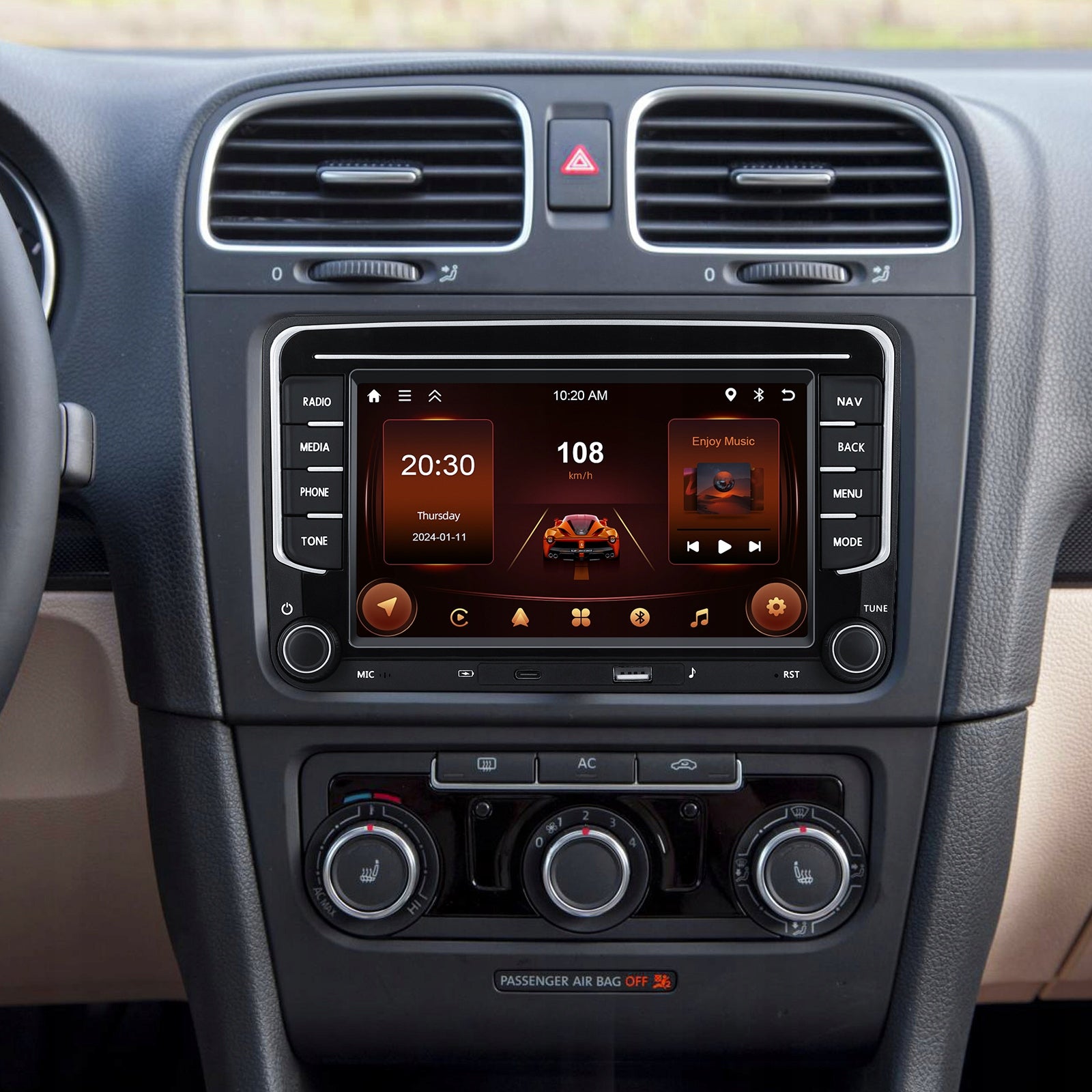 RADIO ANDROID CARPLAY VW PASSAT B6 B7 GOLF 5 V 6 VI TIGUAN TOURAN CADDY RDS Manufacturer code RADIO NAWIGACJA ANDROID BLUETOOTH RDS CARPLAY