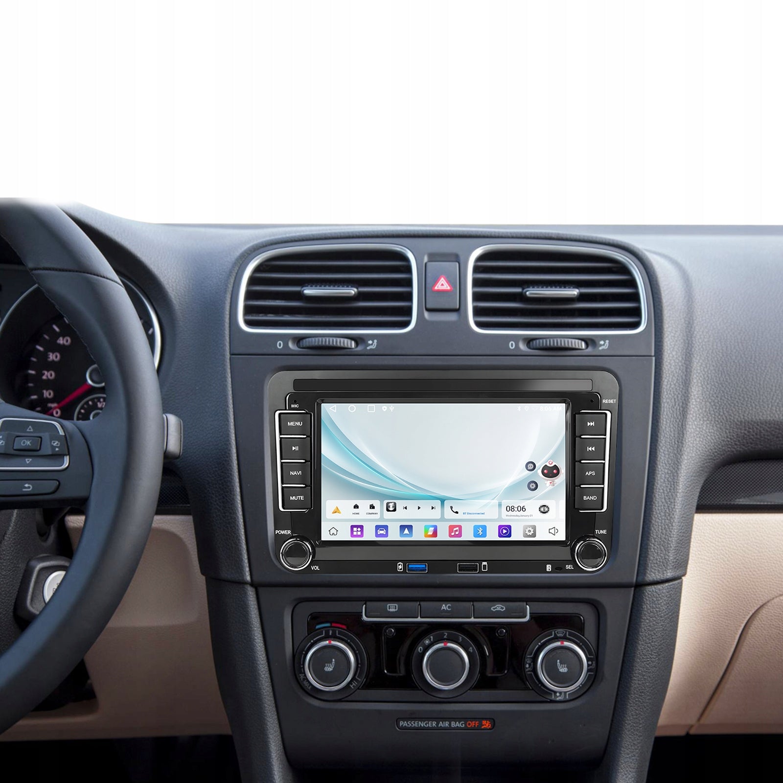 RADIO ANDROID CARPLAY VW PASSAT B6 B7 GOLF 5 V 6 VI TIGUAN TOURAN T5 CADDY Manufacturer code RADIO NAWIGACJA CARPLAY ANDROID AUTO WIFI BT