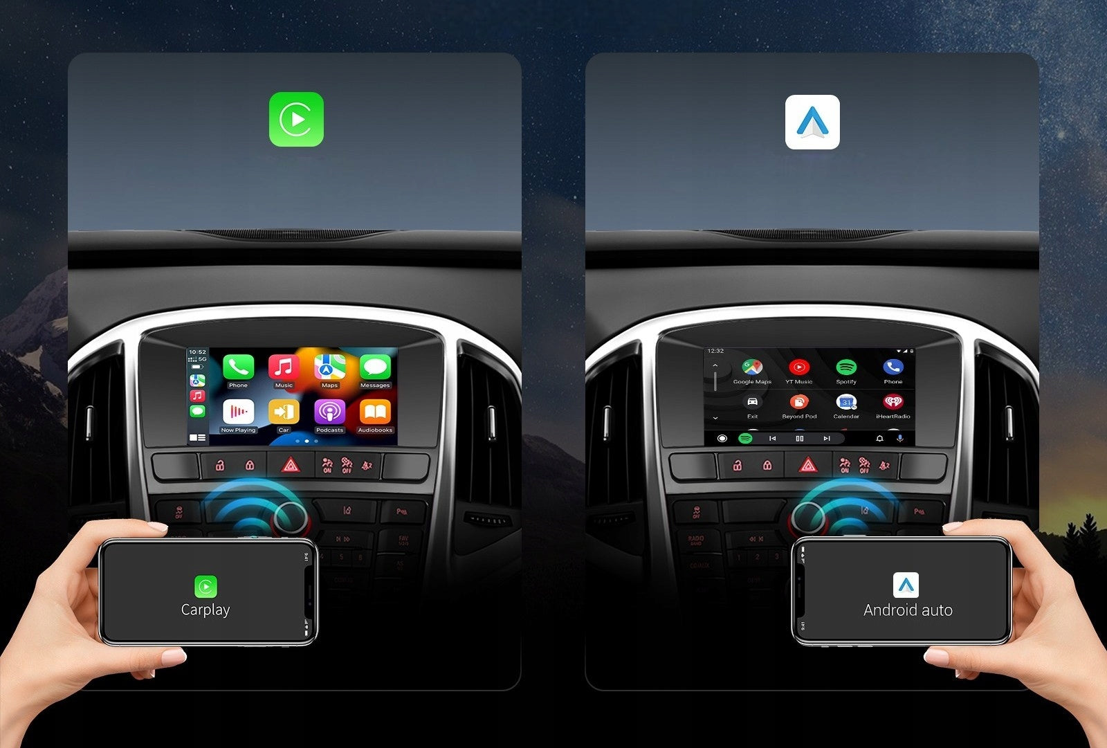 RADIO ANDROID NAVIGATION FOR OPEL ASTRA J GPS WIFI CARPLAY BLUETOOTH 6GB RAM Manufacturer code AA4218