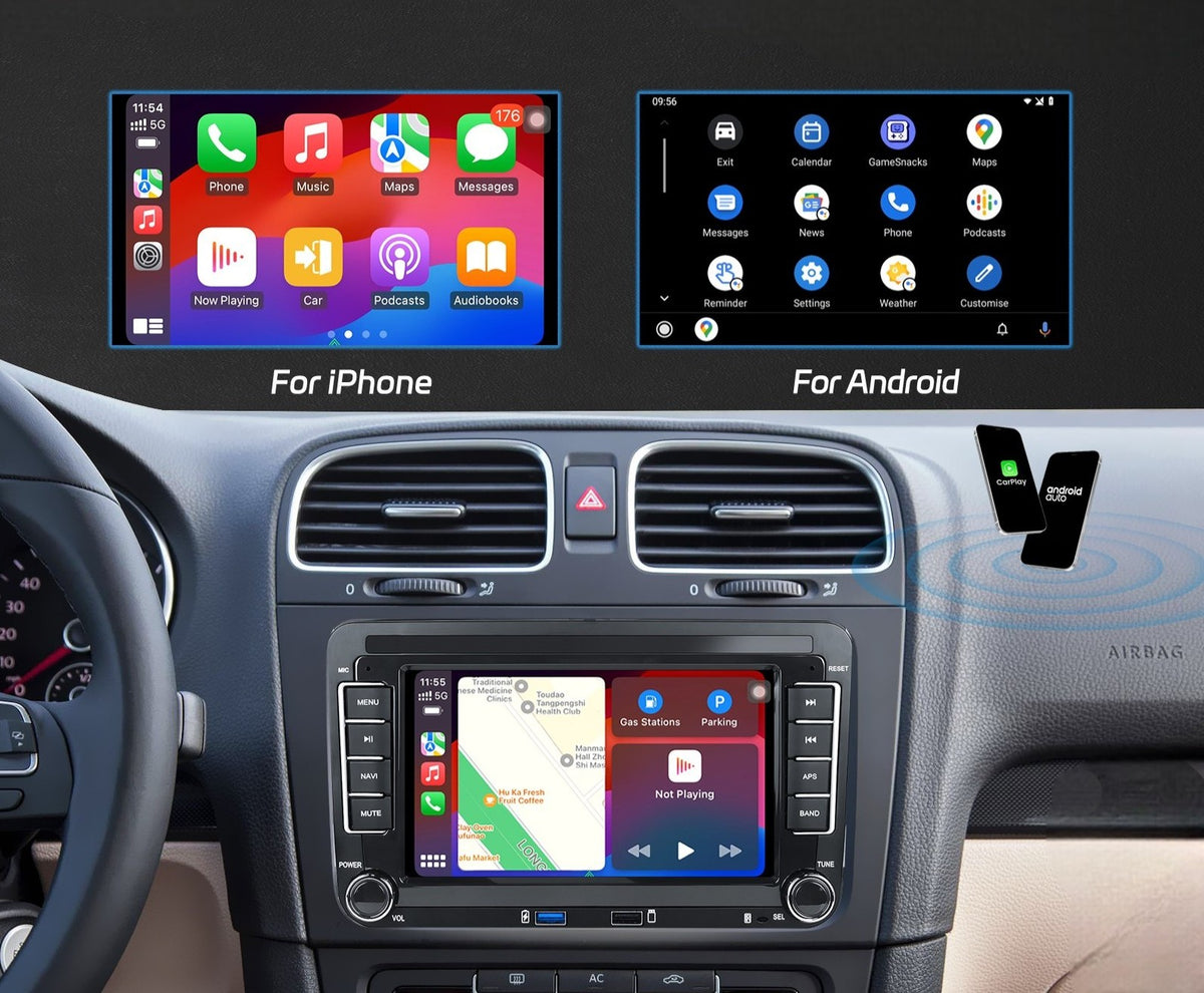 RADIO ANDROID VW PASSAT B6 B7 GOLF 5 V 6 VI TIGUAN TOURAN T5 T6 CADDY 4GB Packaging status original