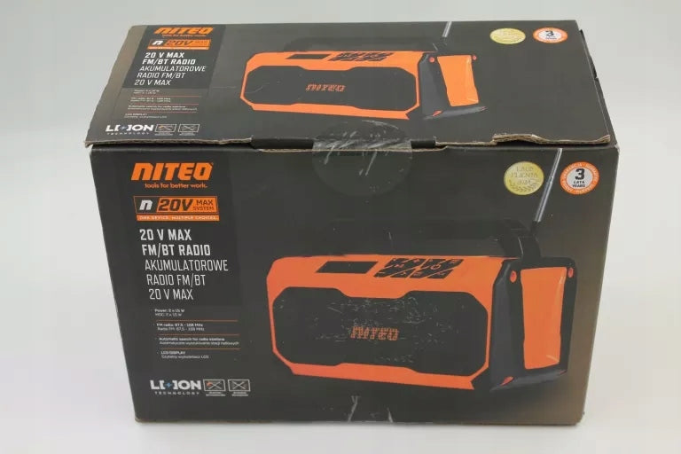 RADIO BUILT NITEO FM/BT SET without battery and charger