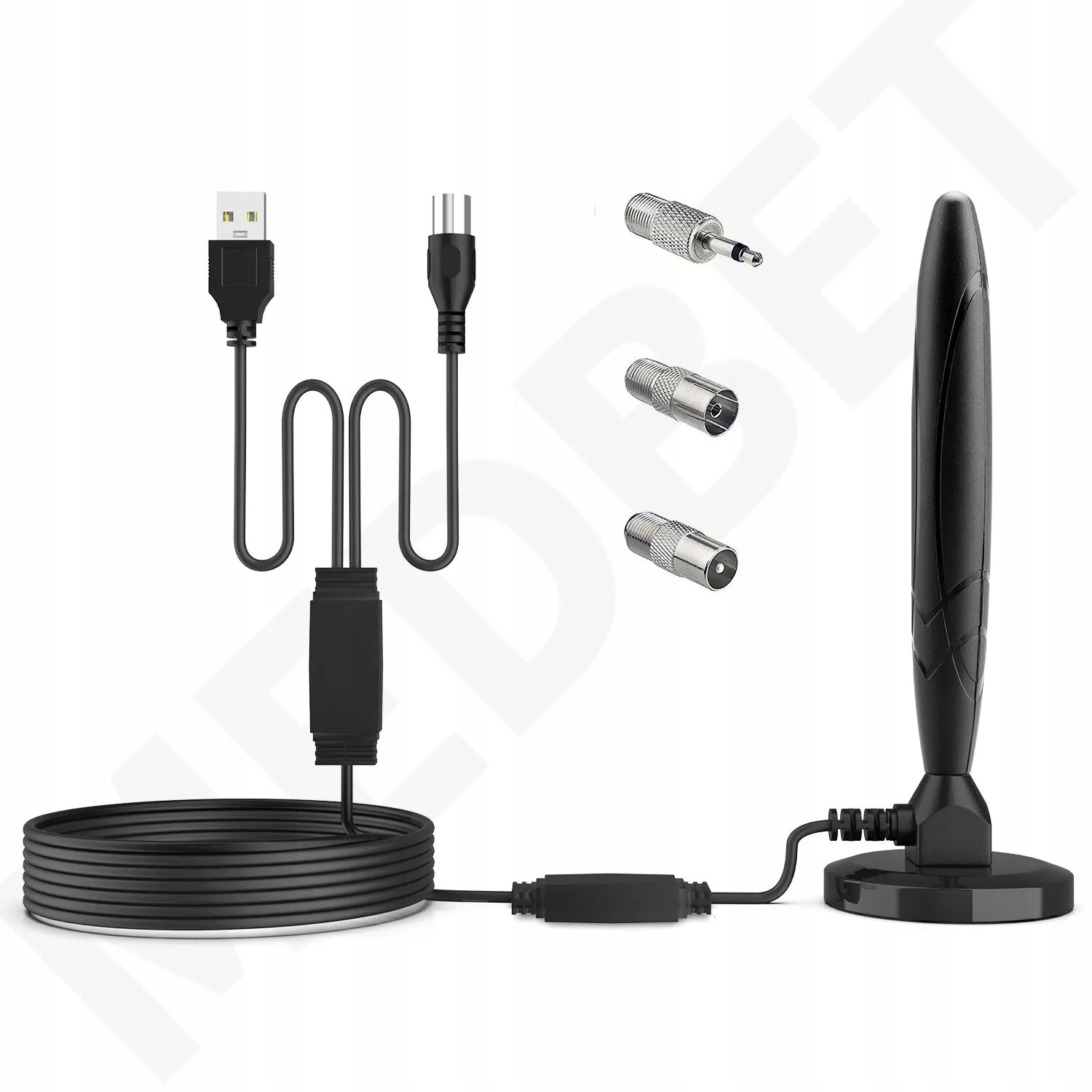 RADIO FM ANTENNA + AMPLIFIER + 4 DIFFERENT ADAPTERS FOR CINEMA TOWER RADIO ETC EAN (GTIN) 196696832176
