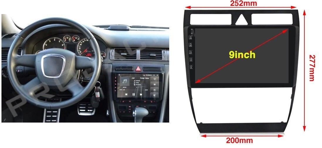 RADIO GPS ANDROID NAVIGATION BT AUDI A6 C5 1997-2004 CARPLAY 4GB 64GB Manufacturer code Y2