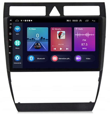 RADIO GPS ANDROID NAVIGATION BT AUDI A6 C5 1997-2004 CARPLAY 4GB 64GB