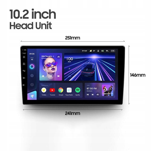 RADIO IPS GPS ANDROID CarPlay BT TEYES CC3L 4+32 Gb 10" EAN (GTIN) 5906601160233
