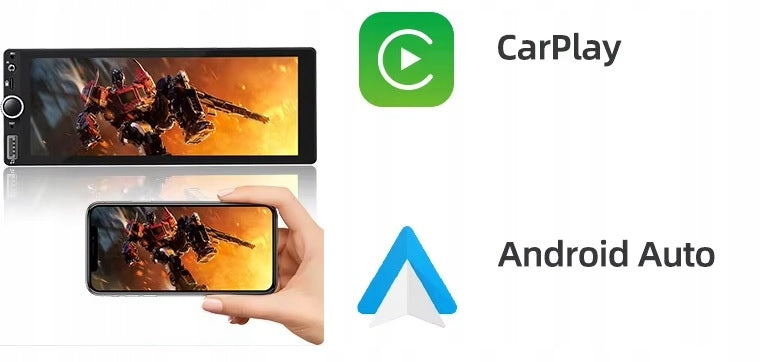 RADIO NAVIGATION 1DIN CARPLAY ANDROID AUTO MAP BLUETOOTH USB Brand Kopier