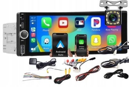 RADIO NAVIGATION 1DIN CARPLAY ANDROID AUTO MAP BLUETOOTH USB