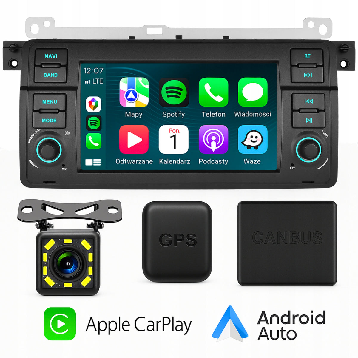 RADIO NAVIGATION 6GB/128GB BMW 3 E46 ANDROID GPS WIFI BLUETOOTH CARPLAY RDS