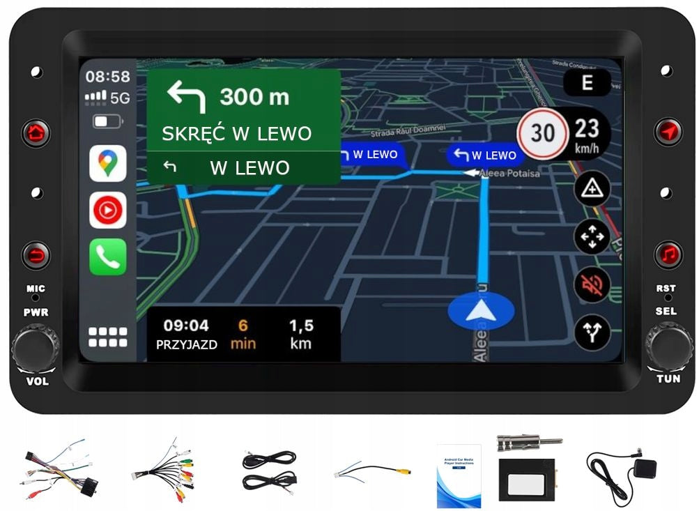 RADIO NAVIGATION ANDROID ALFA ROMEO 159 2005-2011 4GB 64GB USB WIFI CARPLAY