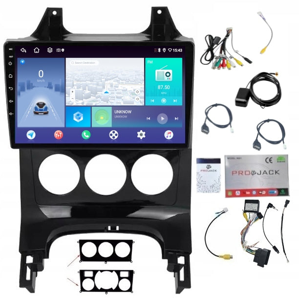 RADIO NAVIGATION ANDROID CARPLAY PEUGEOT 3008 2009-2015 4GB 64GB SIM