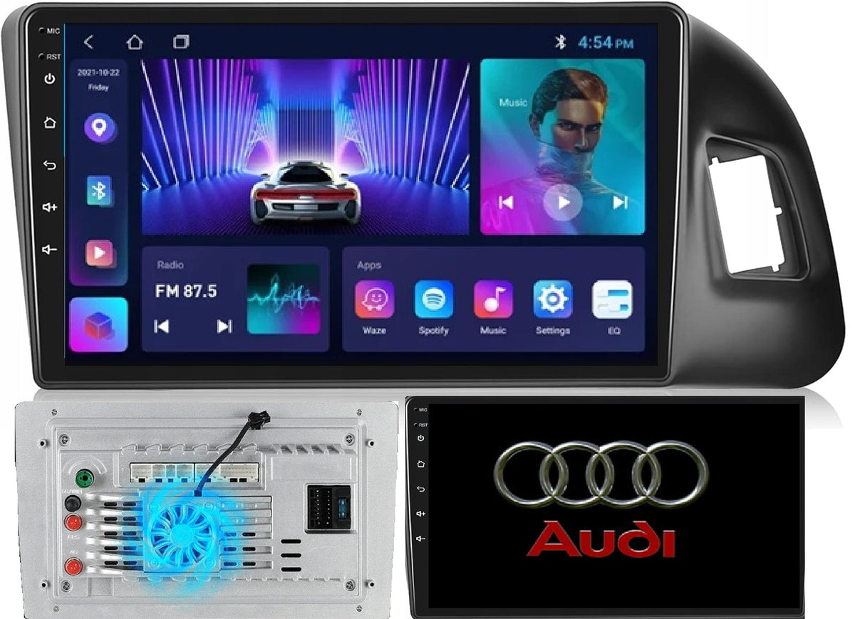 RADIO NAVIGATION ANDROID GPS AUDI Q5 8R 2008-2017 CAMERA+FAN 2/64GB