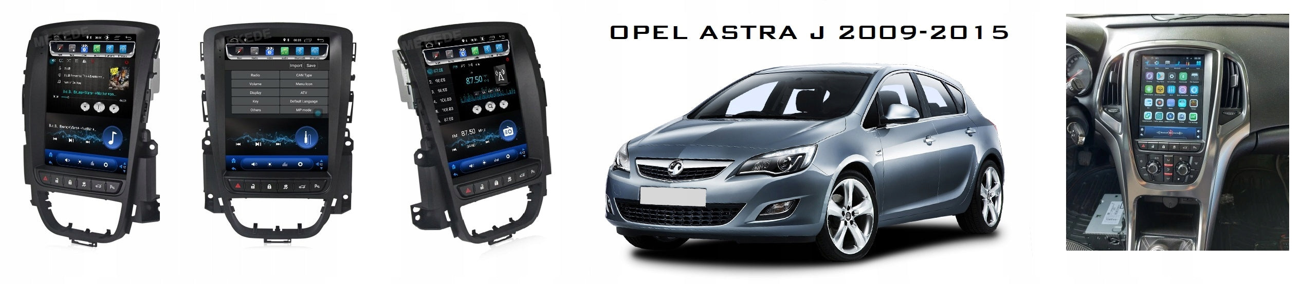 RADIO NAVIGATION ANDROID OPEL ASTRA J 2009-15 USB WIFI BLUETOOTH 6GB 128GB Manufacturer code Q10 403/849