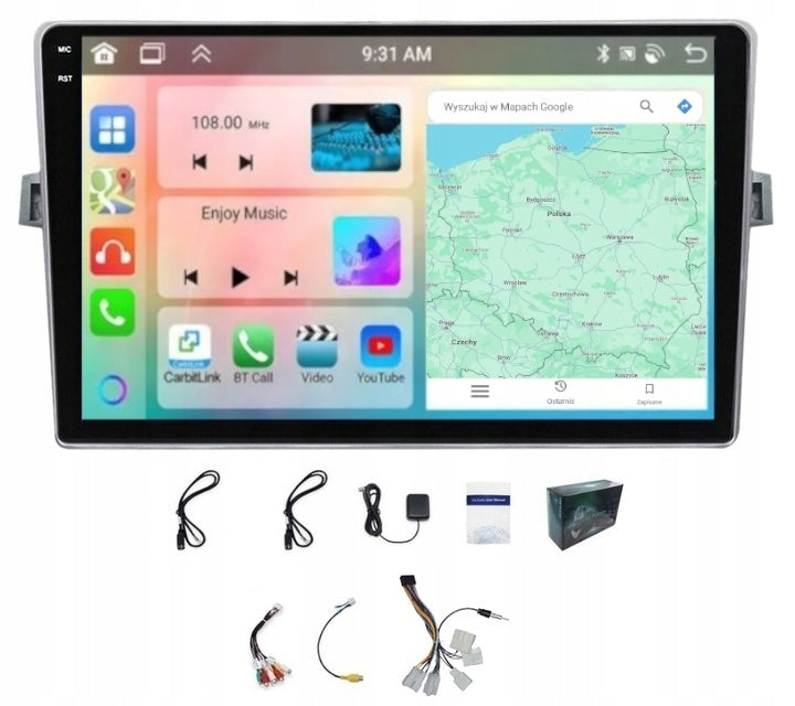 RADIO NAVIGATION CARPLAY TOYOTA VERSO 2009-2018 WIFI ANDROID 4GB 64GB