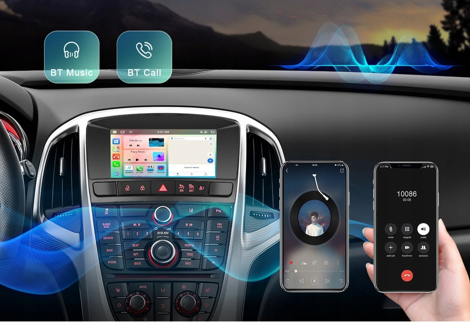RADIO NAVIGATION FOR OPEL ASTRA J 2010-2016 GPS ANDROID WIFI CARPLAY 4GB RAM Manufacturer code RADIO NAWIGACJA 4 GB RAM CARPLAY ANDROID 13
