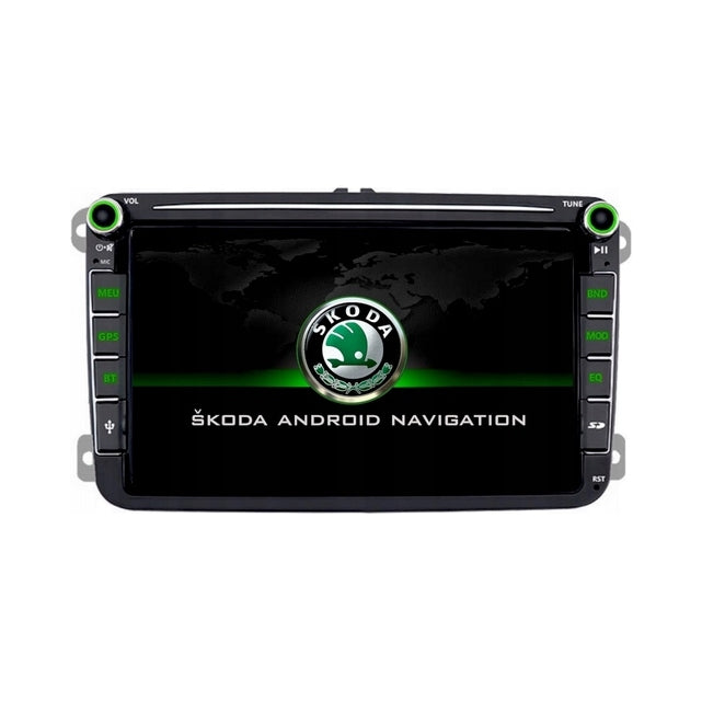 RADIO NAVIGATION GPS ANDORID SKODA OCTAVIA II 2004-2015 WIF USB 2/64GB