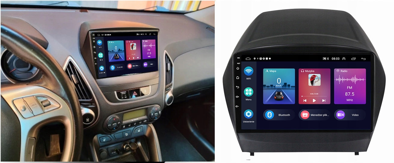 RADIO NAVIGATION GPS ANDROID BT HYUNDAI IX35 2009-2015 CARPLAY WIFI 2/64 GB Brand Projack