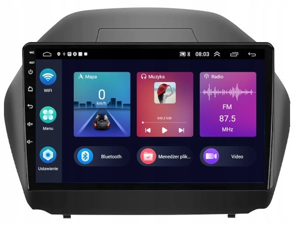 RADIO NAVIGATION GPS ANDROID BT HYUNDAI IX35 2009-2015 CARPLAY WIFI 2/64 GB