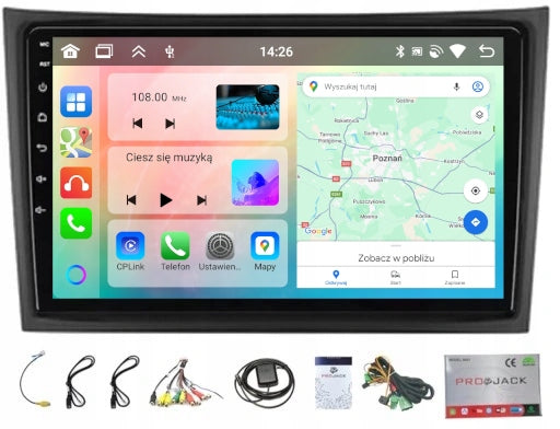 RADIO NAVIGATION GPS ANDROID VOLVO XC90 2003-2013 CARPLAY WIFI USB 6GB 128GB