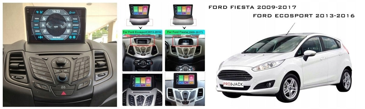 RADIO NAVIGATION GPS FORD FIESTA 2009-2017 CARPLAY ANDROID AUTO 4GB 64GB Manufacturer code Q6 9001 127/889